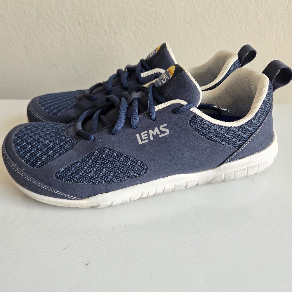 Lems Primal 3 Eclipse Navy Blue Minimalist Zero Drop Sneakers Mens 9.5 Womens 11
